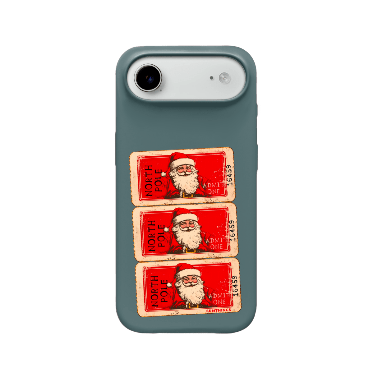 iPhone 17 Air Northpole Ticket Premium Telefon Kılıfı Pasifik Mavi - SUMTHINCS