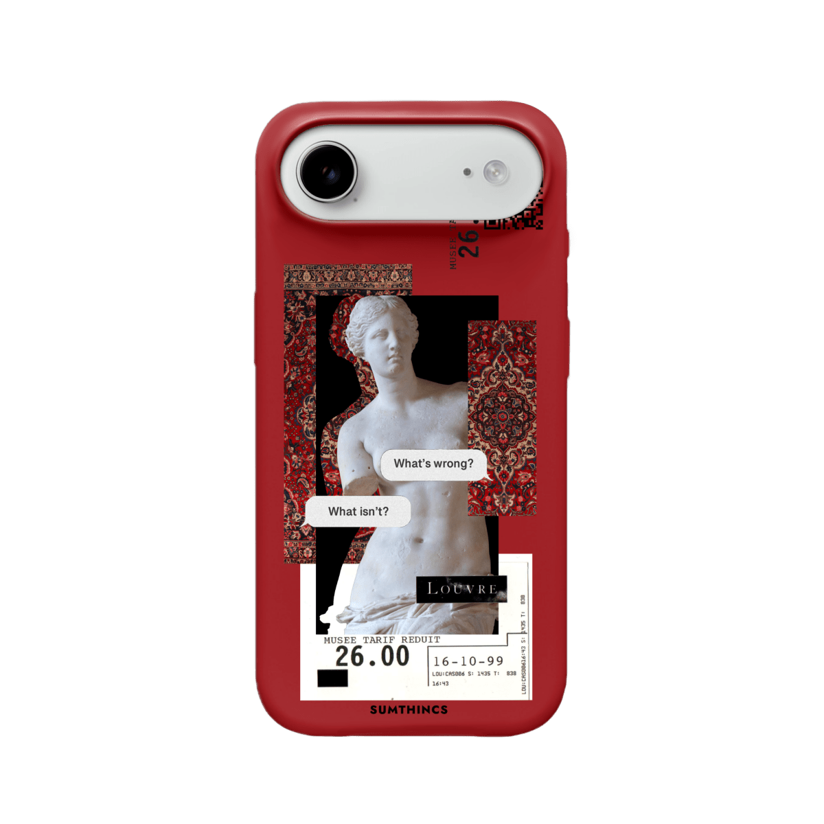 iPhone 17 Air PixelVenus Premium Telefon Kılıfı Kırmızı - SUMTHINCS