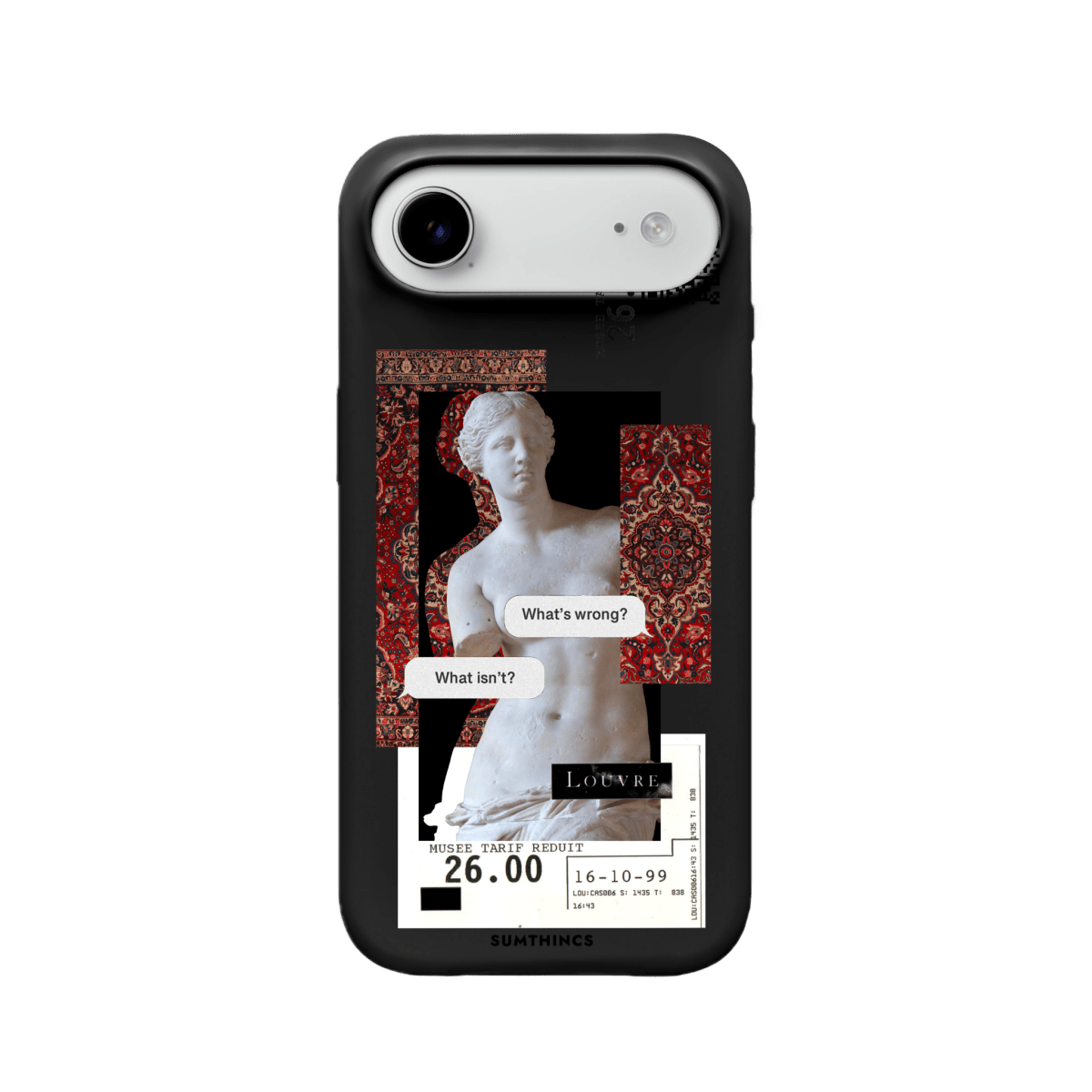 iPhone 17 Air PixelVenus Premium Telefon Kılıfı Siyah - SUMTHINCS