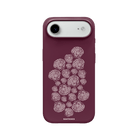 iPhone 17 Air Shell Print Premium Telefon Kılıfı Bordo - SUMTHINCS