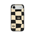 iPhone 17 Air Smiling Check Premium Telefon Kılıfı Siyah - SUMTHINCS