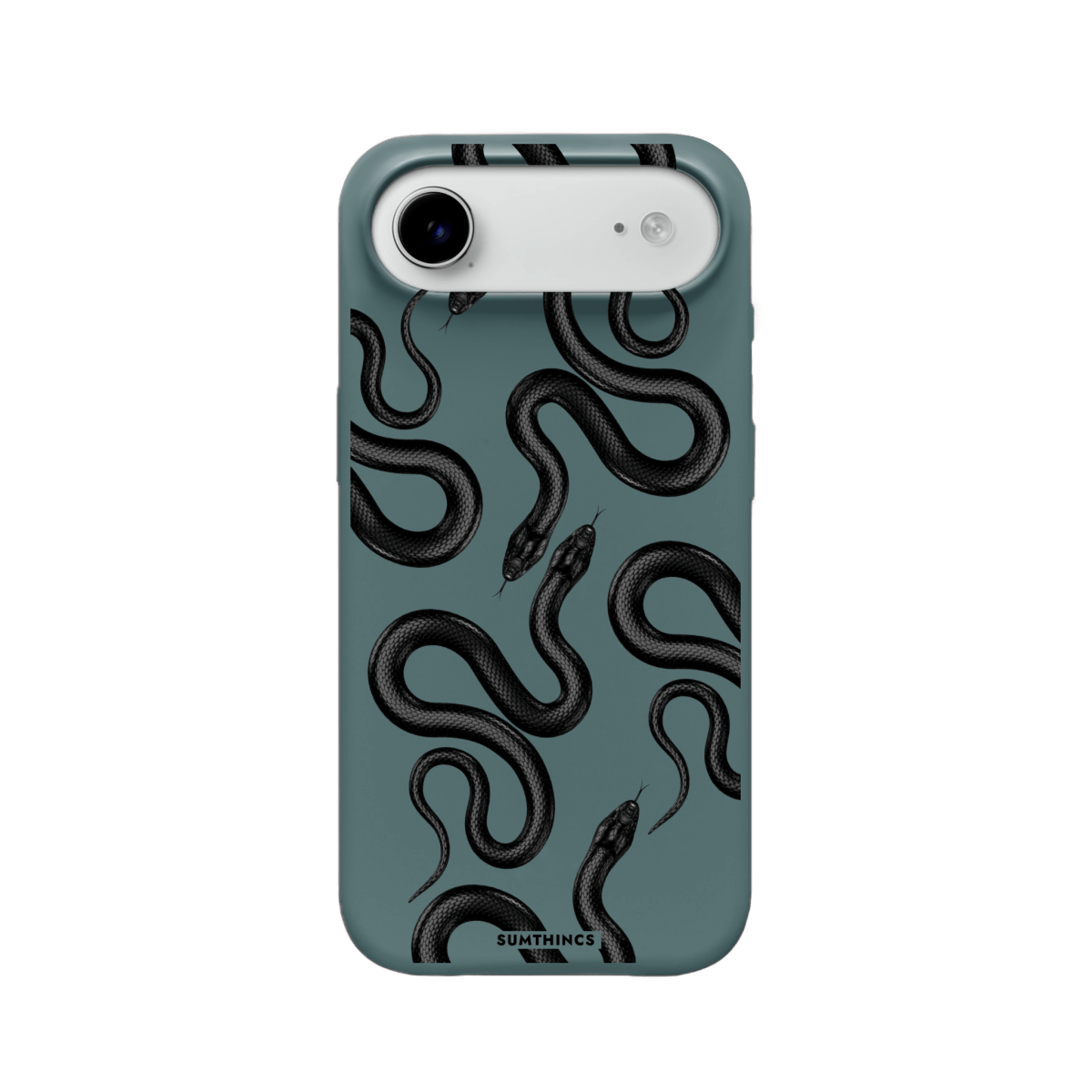 iPhone 17 Air Snakes Premium Telefon Kılıfı Pasifik Mavi - SUMTHINCS