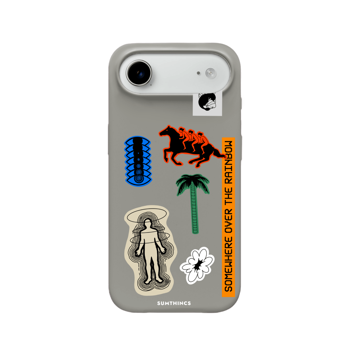 iPhone 17 Air Somewhere Premium Telefon Kılıfı Gri - SUMTHINCS