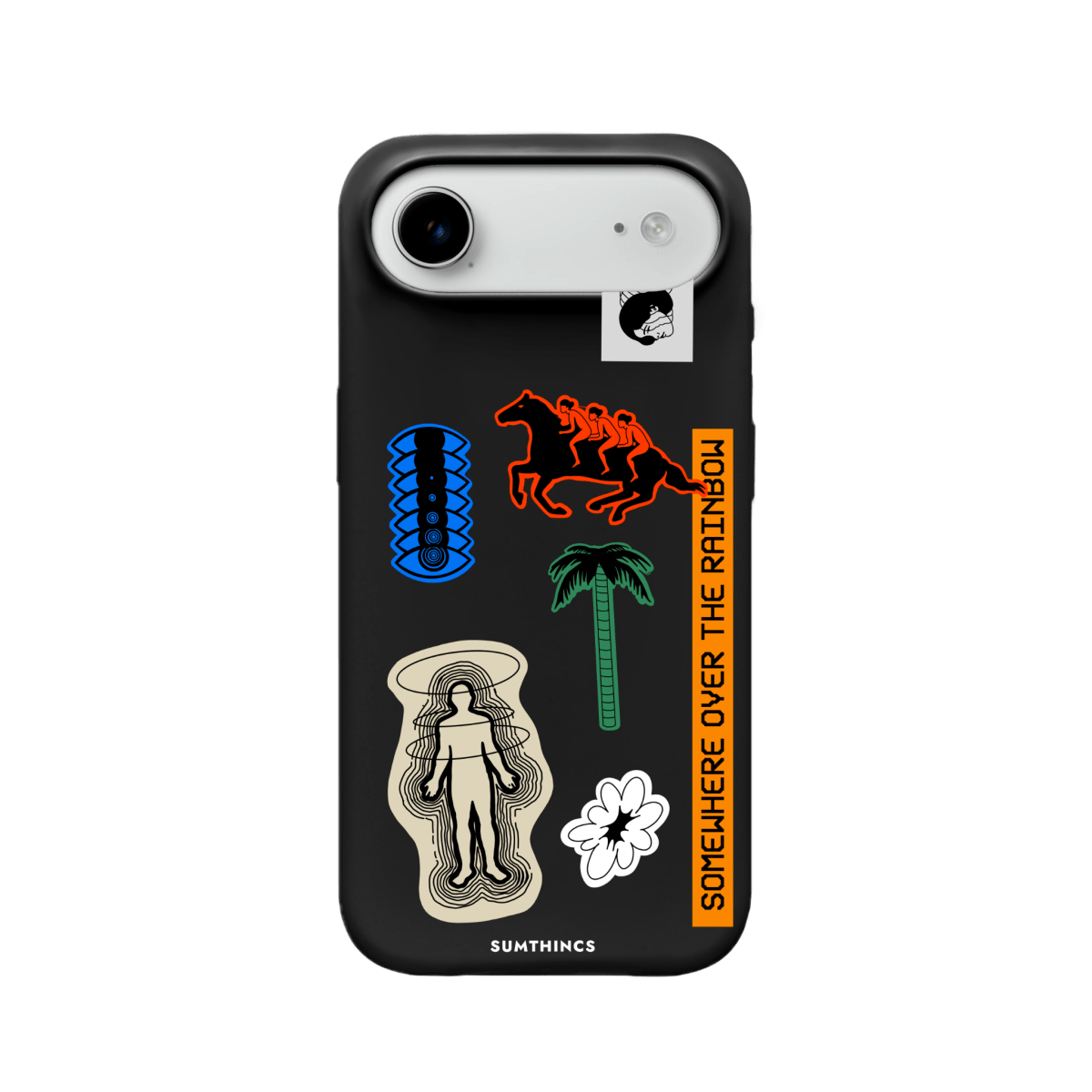 iPhone 17 Air Somewhere Premium Telefon Kılıfı Siyah - SUMTHINCS