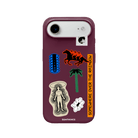 iPhone 17 Air Somewhere Premium Telefon Kılıfı Bordo - SUMTHINCS