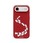 iPhone 17 Air Starry Bunnies Premium Telefon Kılıfı Kırmızı - SUMTHINCS