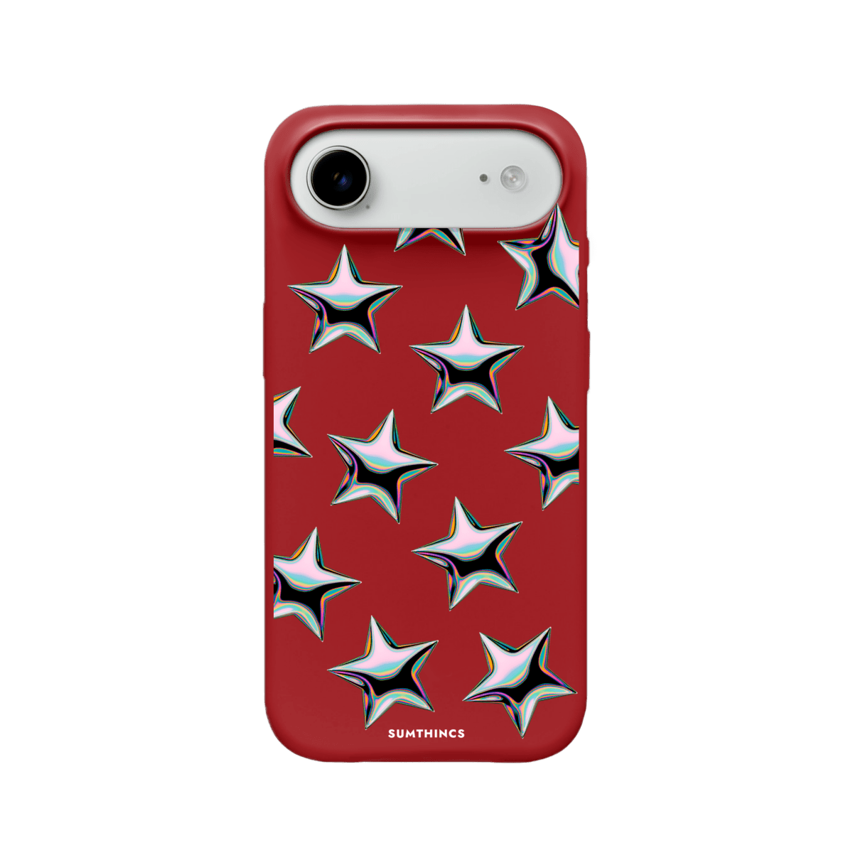 iPhone 17 Air Stars Premium Telefon Kılıfı Kırmızı - SUMTHINCS