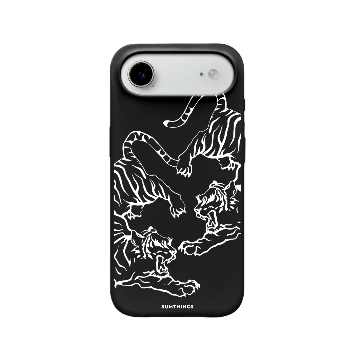 iPhone 17 Air Tigers Premium Telefon Kılıfı Siyah - SUMTHINCS