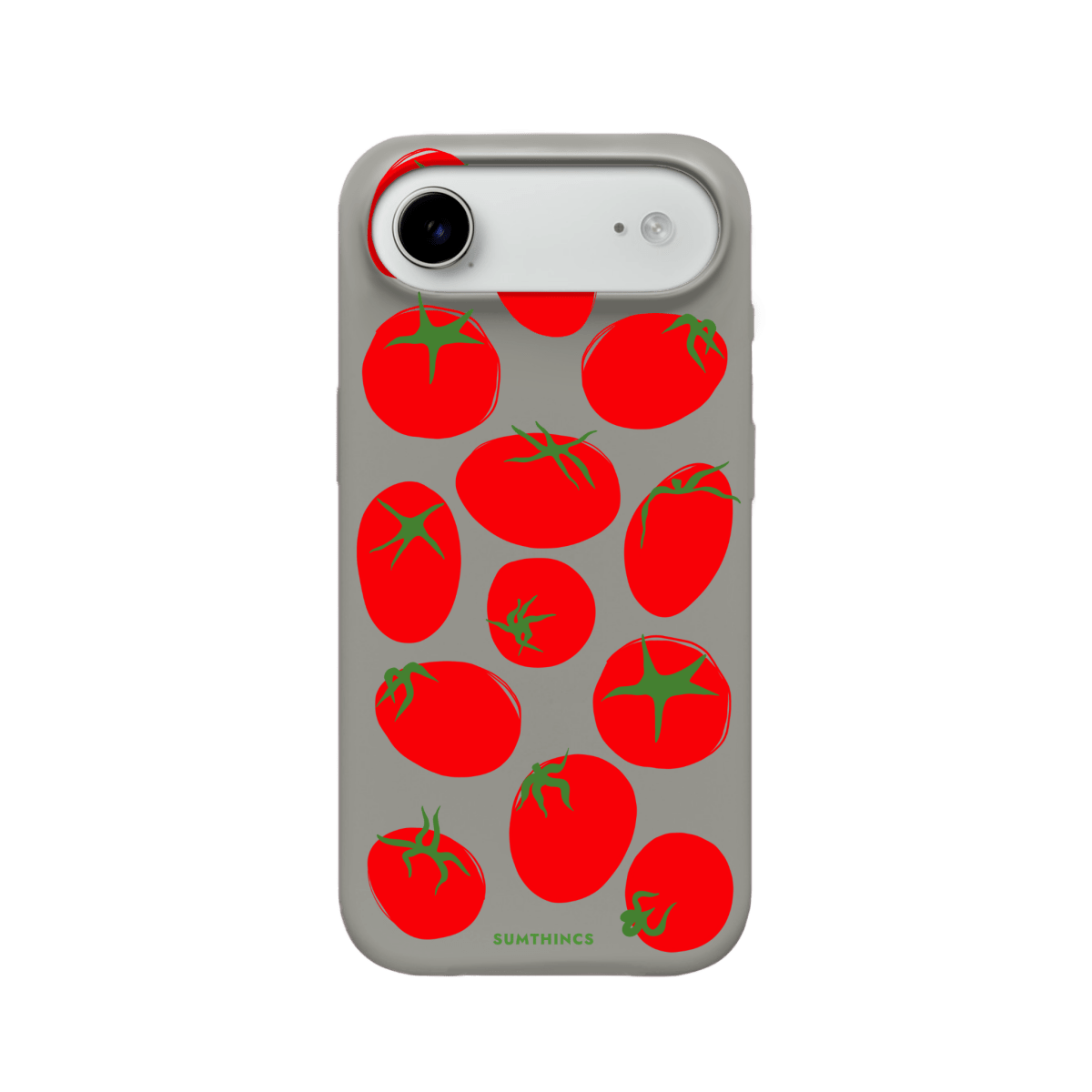 iPhone 17 Air Tomatoes Premium Telefon Kılıfı Gri - SUMTHINCS