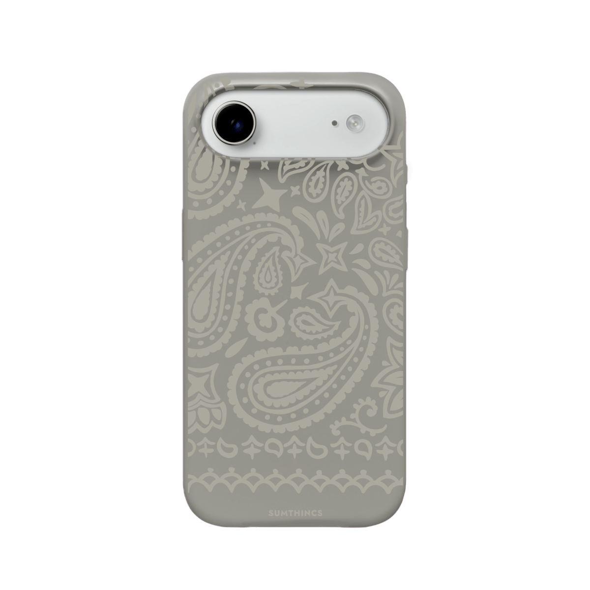 iPhone 17 Air Urban Bandana Premium Telefon Kılıfı Gri - SUMTHINCS