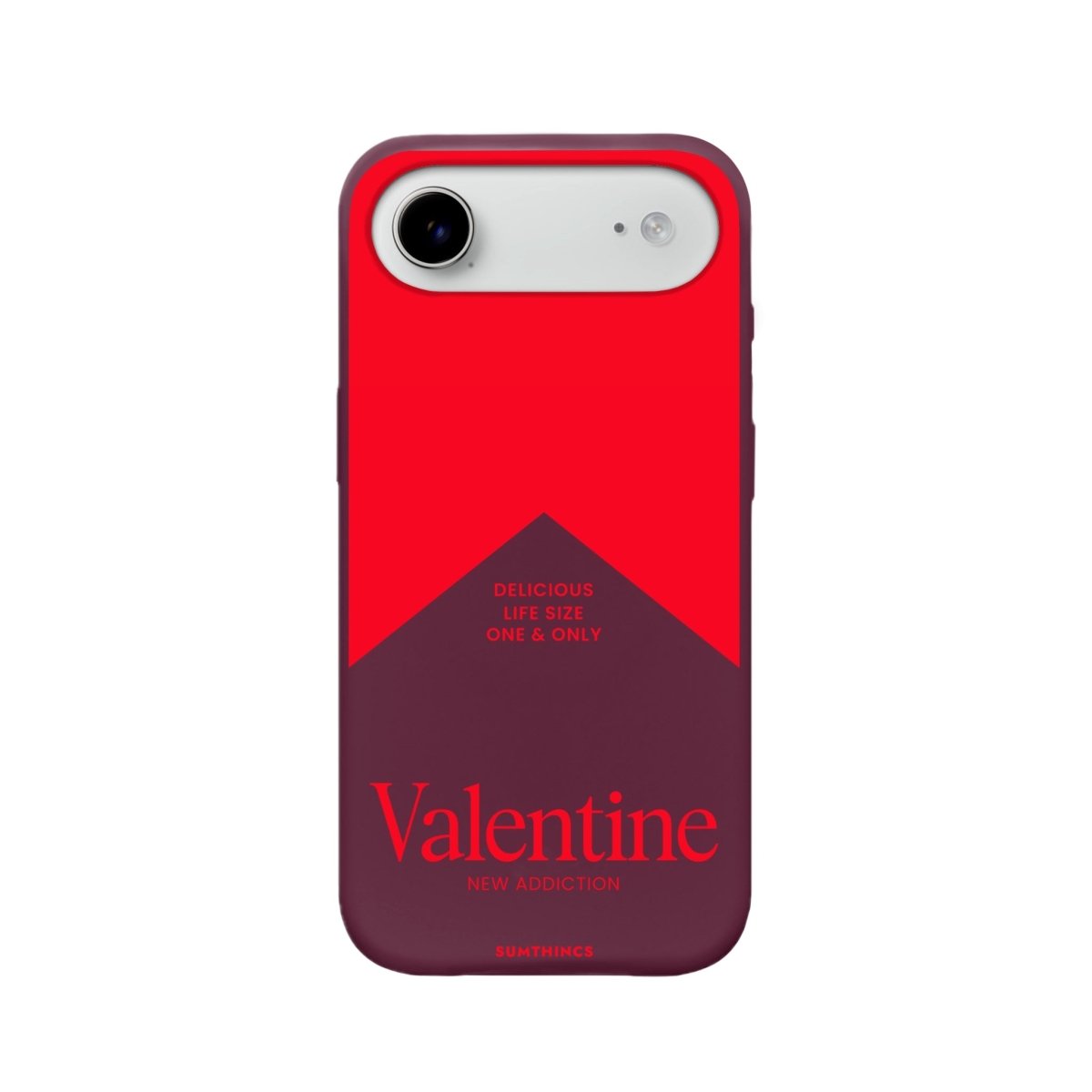 iPhone 17 Air Valentine Premium Telefon Kılıfı Bordo - SUMTHINCS