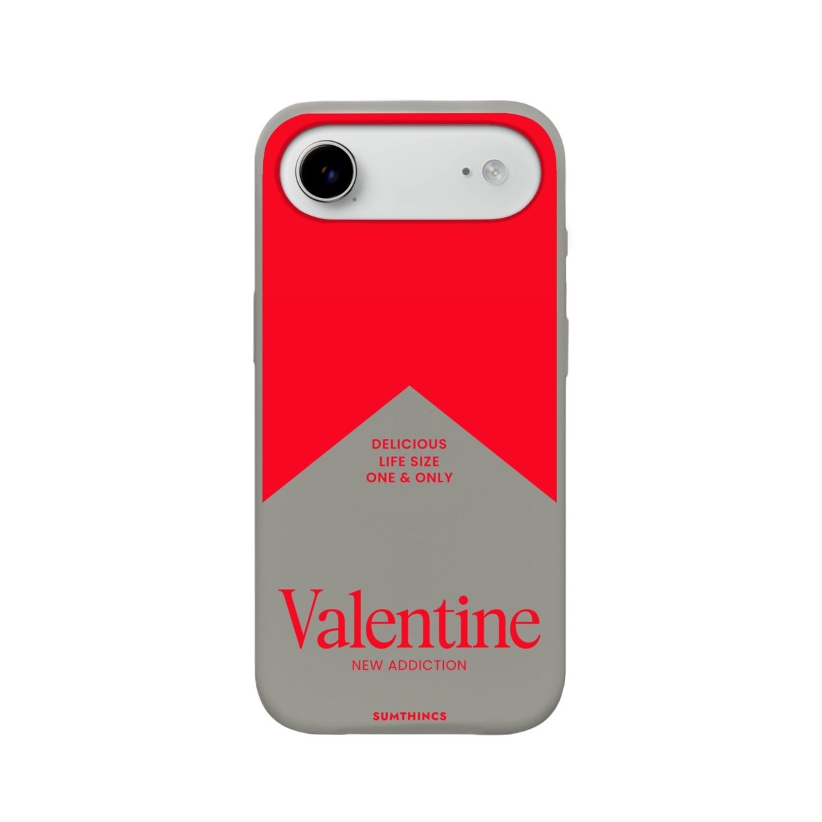 iPhone 17 Air Valentine Premium Telefon Kılıfı Gri - SUMTHINCS
