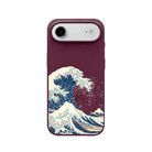 iPhone 17 Air Waves Premium Telefon Kılıfı Bordo - SUMTHINCS