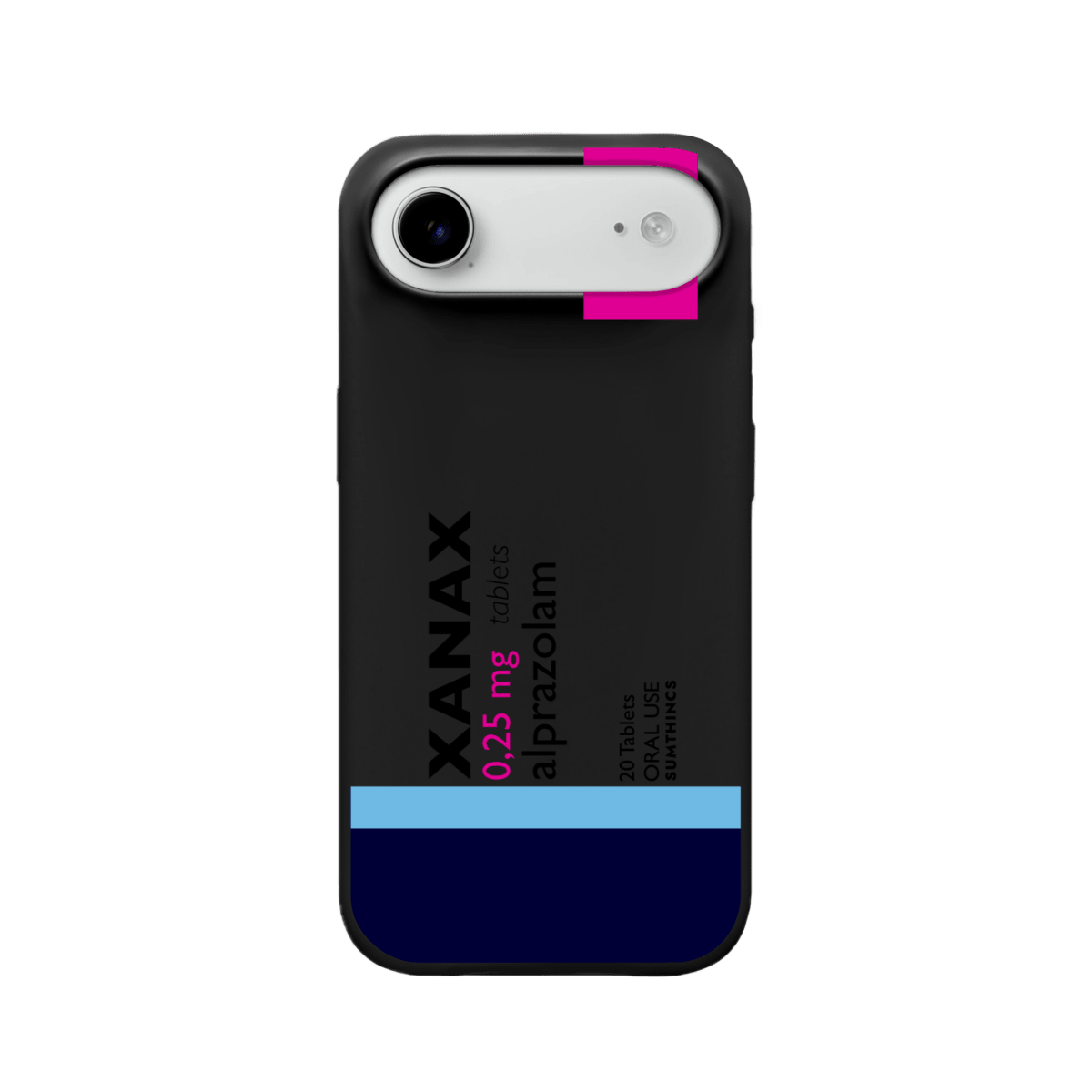 iPhone 17 Air Xanax Premium Telefon Kılıfı Siyah - Sumthincs