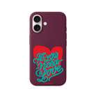 iPhone 17 All You Need is Love Premium Telefon Kılıfı Bordo - SUMTHINCS