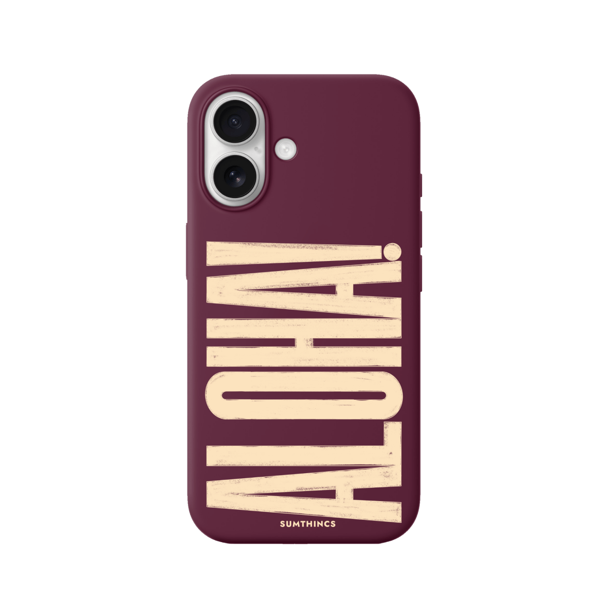 iPhone 17 Aloha Premium Telefon Kılıfı Bordo - SUMTHINCS