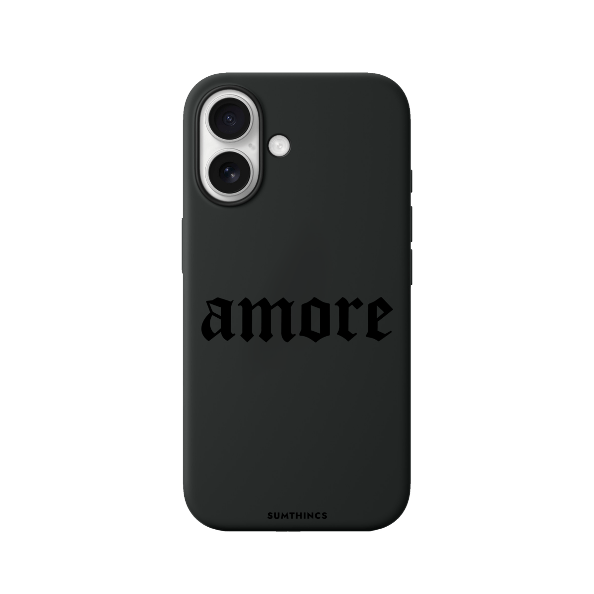 iPhone 17 Amore Premium Telefon Kılıfı Siyah - SUMTHINCS