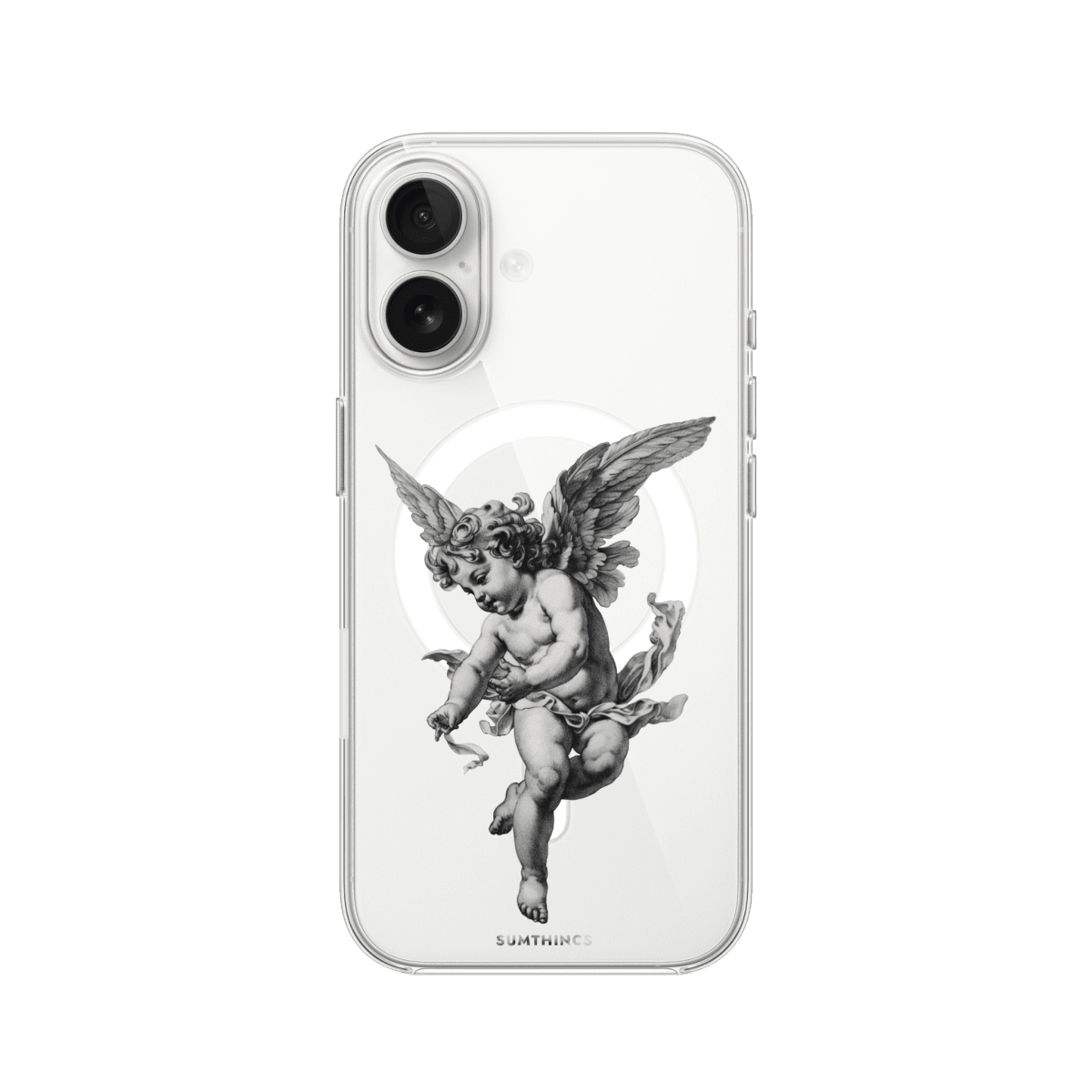 iPhone 17 Angel Clear Magsafe Telefon Kılıfı - Sumthincs