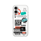 iPhone 17 Barcode C54 Clear Magsafe Şeffaf Telefon Kılıfı - SUMTHINCS