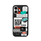 iPhone 17 Barcode C54 Premium Telefon Kılıfı Siyah - SUMTHINCS