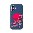 iPhone 17 Cherry Blossom Dawn Premium Telefon Kılıfı Pasifik Mavi - SUMTHINCS