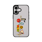 iPhone 17 Crossroad Leather Vegan Deri Telefon Kılıfı Gri - SUMTHINCS