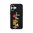 iPhone 17 Crossroad Leather Vegan Deri Telefon Kılıfı Siyah - SUMTHINCS