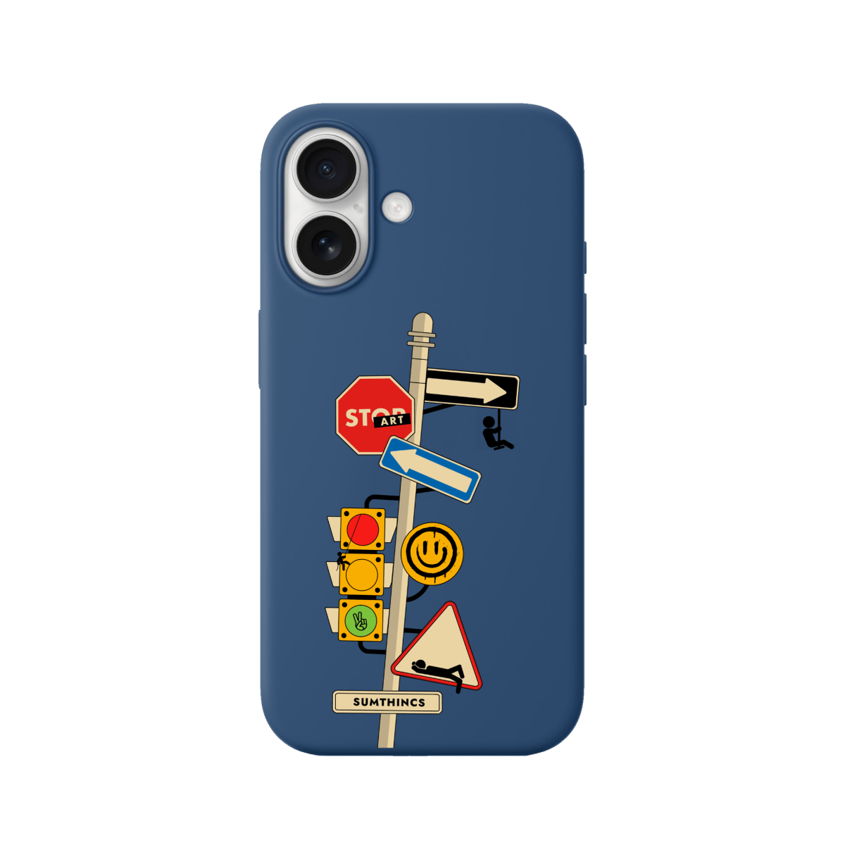 iPhone 17 Crossroad Premium Telefon Kılıfı Pasifik Mavi - SUMTHINCS