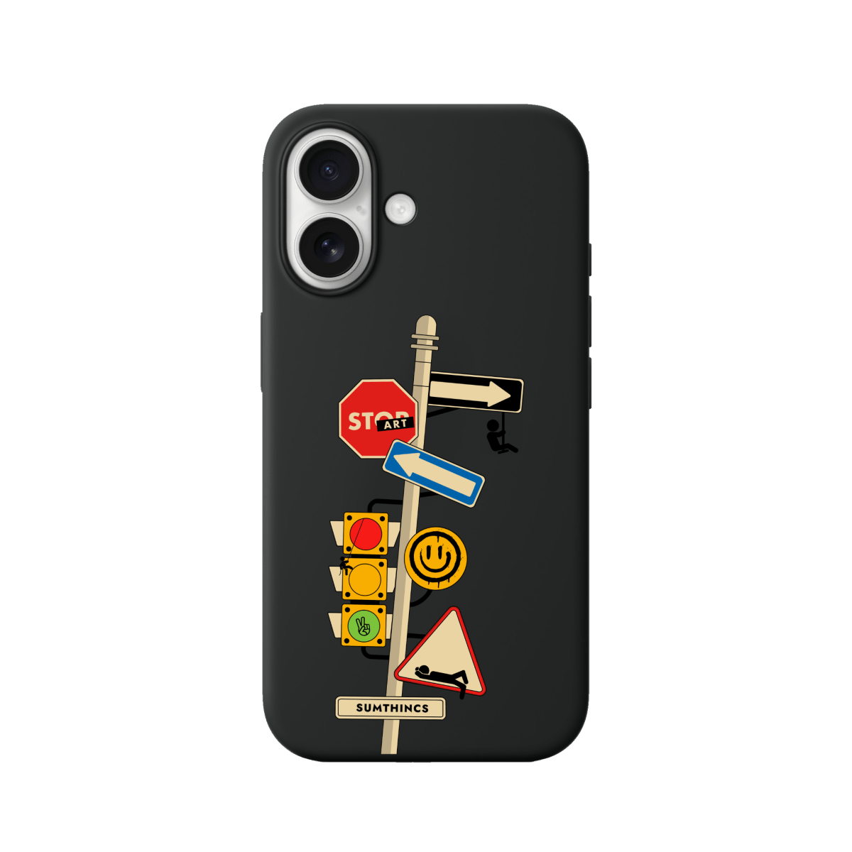 iPhone 17 Crossroad Premium Telefon Kılıfı Siyah - SUMTHINCS