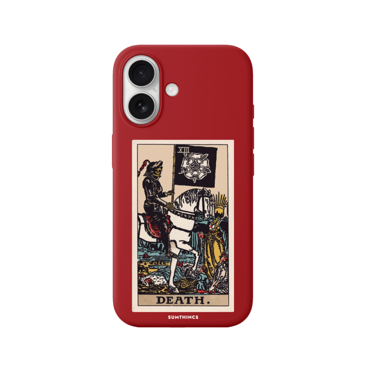 iPhone 17 Death Premium Telefon Kılıfı Kırmızı - SUMTHINCS
