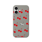iPhone 17 Disco Cherry Premium Telefon Kılıfı Gri - SUMTHINCS