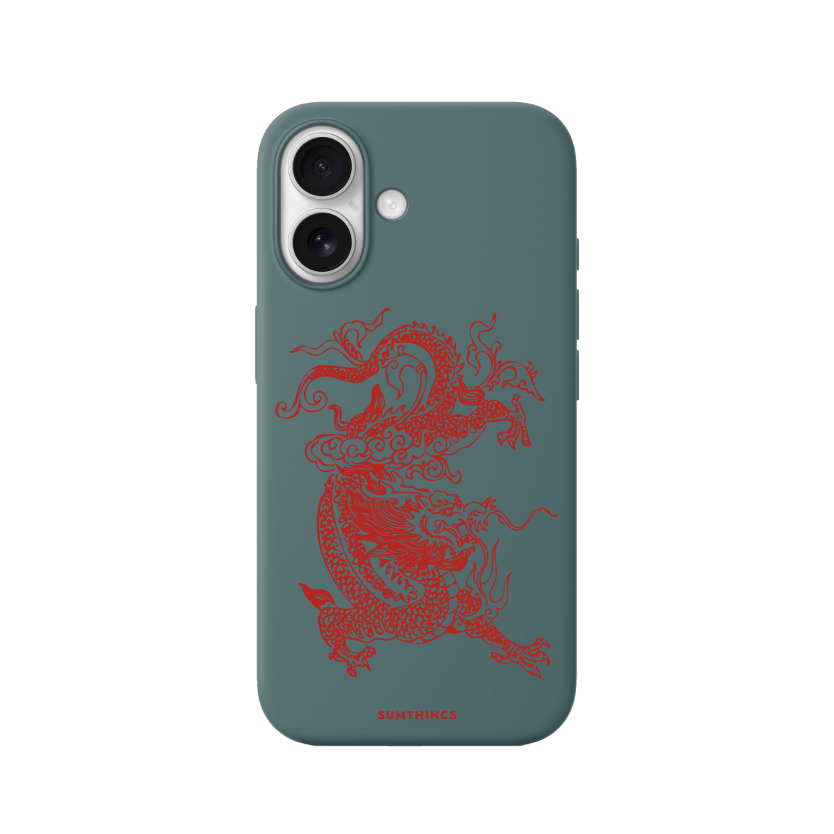 iPhone 17 Dragon Premium Telefon Kılıfı Kaktüs Yeşili - SUMTHINCS