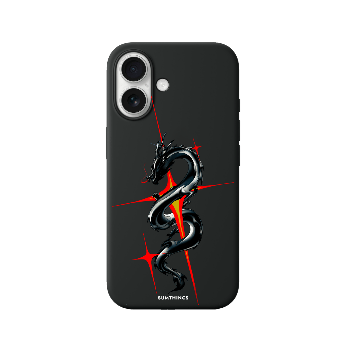 iPhone 17 Dragonflare Premium Telefon Kılıfı Siyah - SUMTHINCS