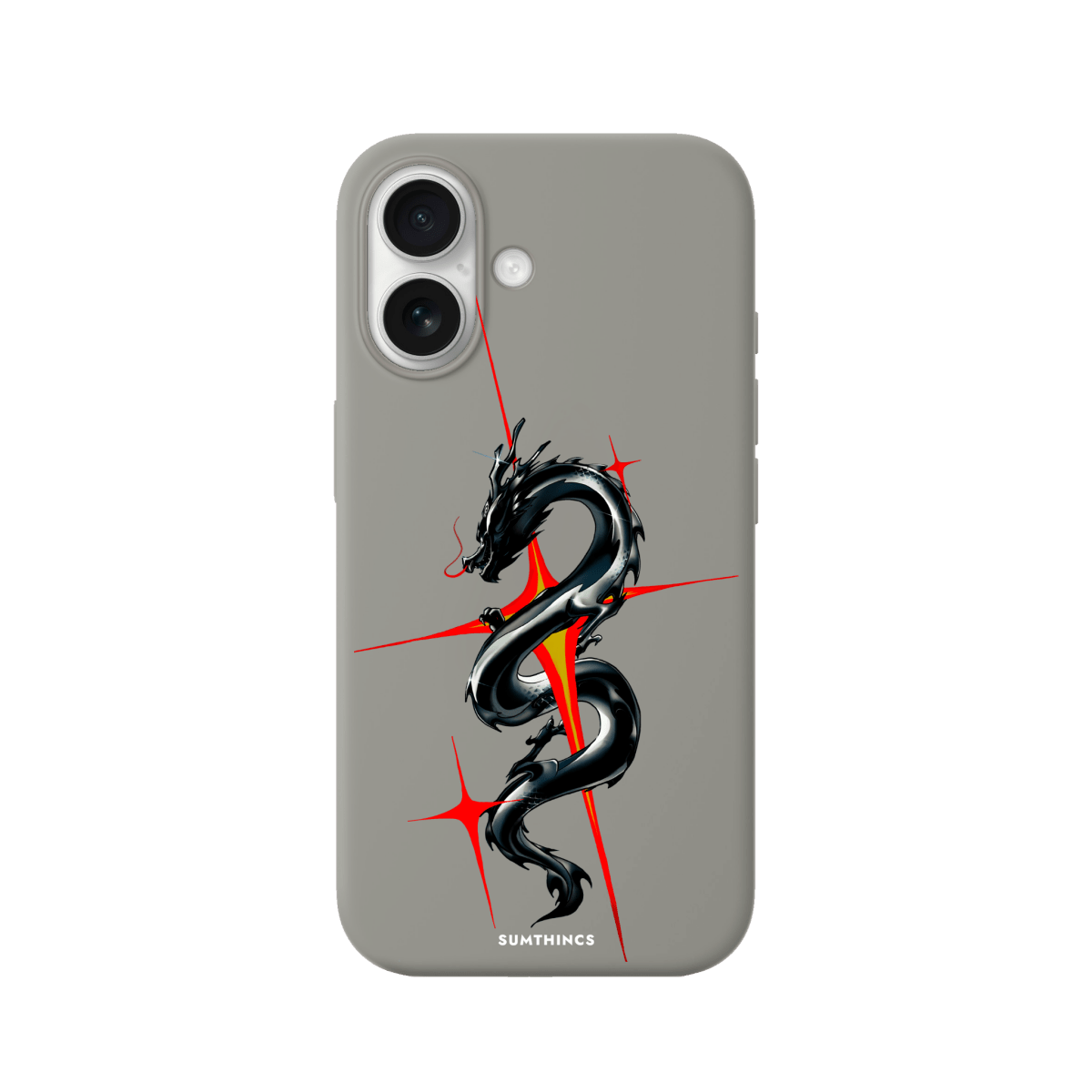 iPhone 17 Dragonflare Premium Telefon Kılıfı Gri - SUMTHINCS