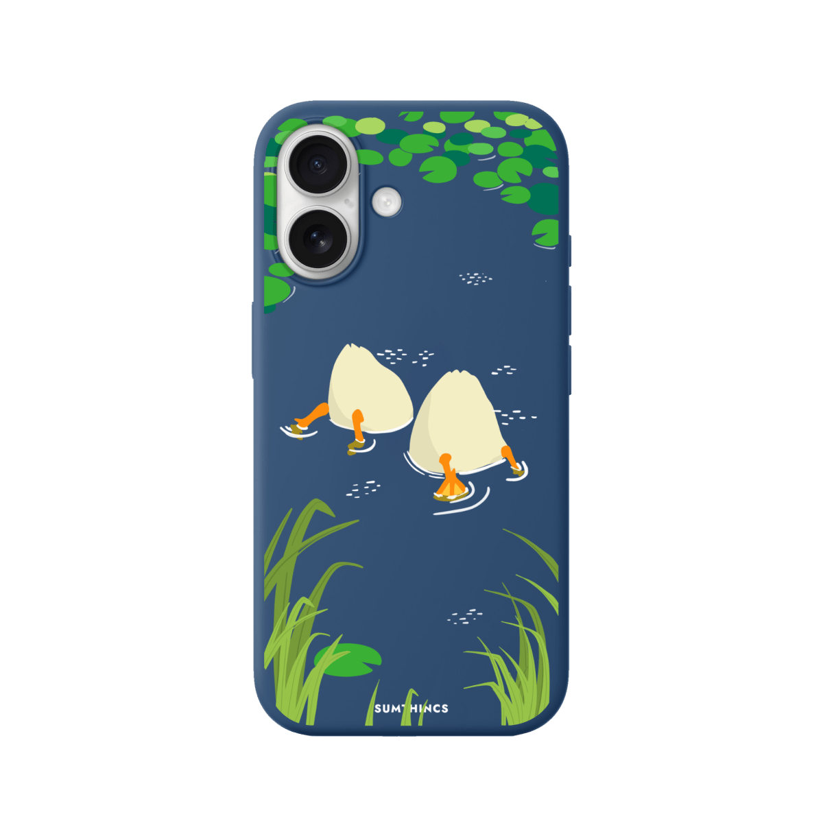 iPhone 17 Ducks Premium Telefon Kılıfı Pasifik Mavi - SUMTHINCS