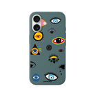 iPhone 17 Eye Stickers Premium Telefon Kılıfı Kaktüs Yeşili - SUMTHINCS