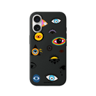 iPhone 17 Eye Stickers Premium Telefon Kılıfı Siyah - SUMTHINCS