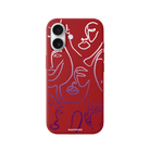 iPhone 17 Faces Premium Telefon Kılıfı Kırmızı - SUMTHINCS