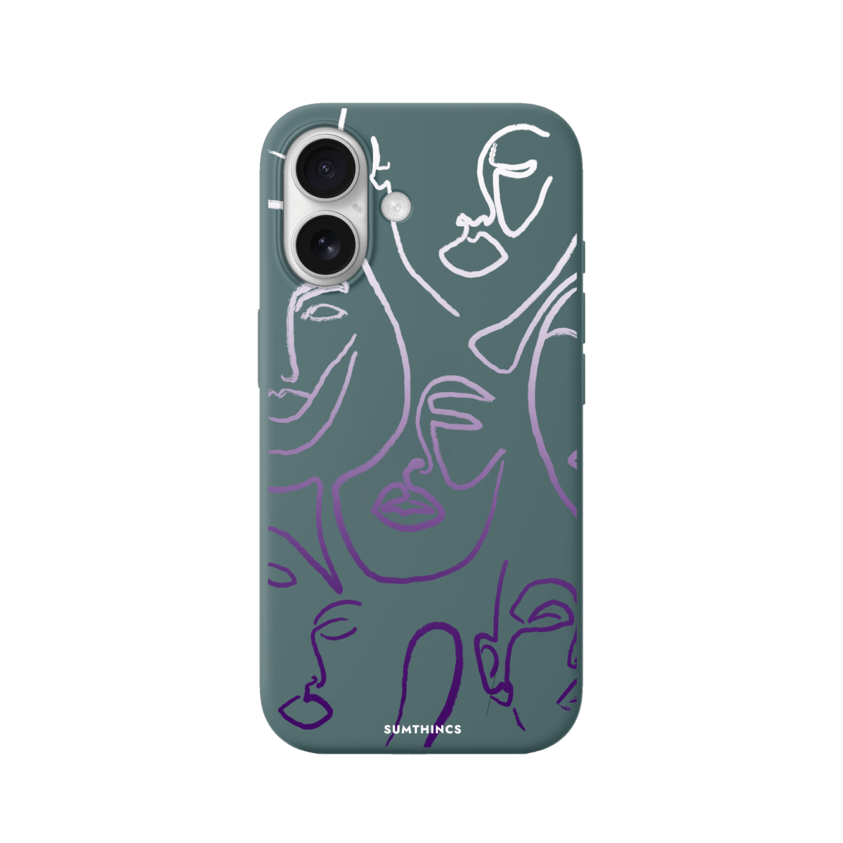 iPhone 17 Faces Premium Telefon Kılıfı Kaktüs Yeşili - SUMTHINCS
