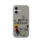 iPhone 17 Freedom Premium Telefon Kılıfı Gri - SUMTHINCS