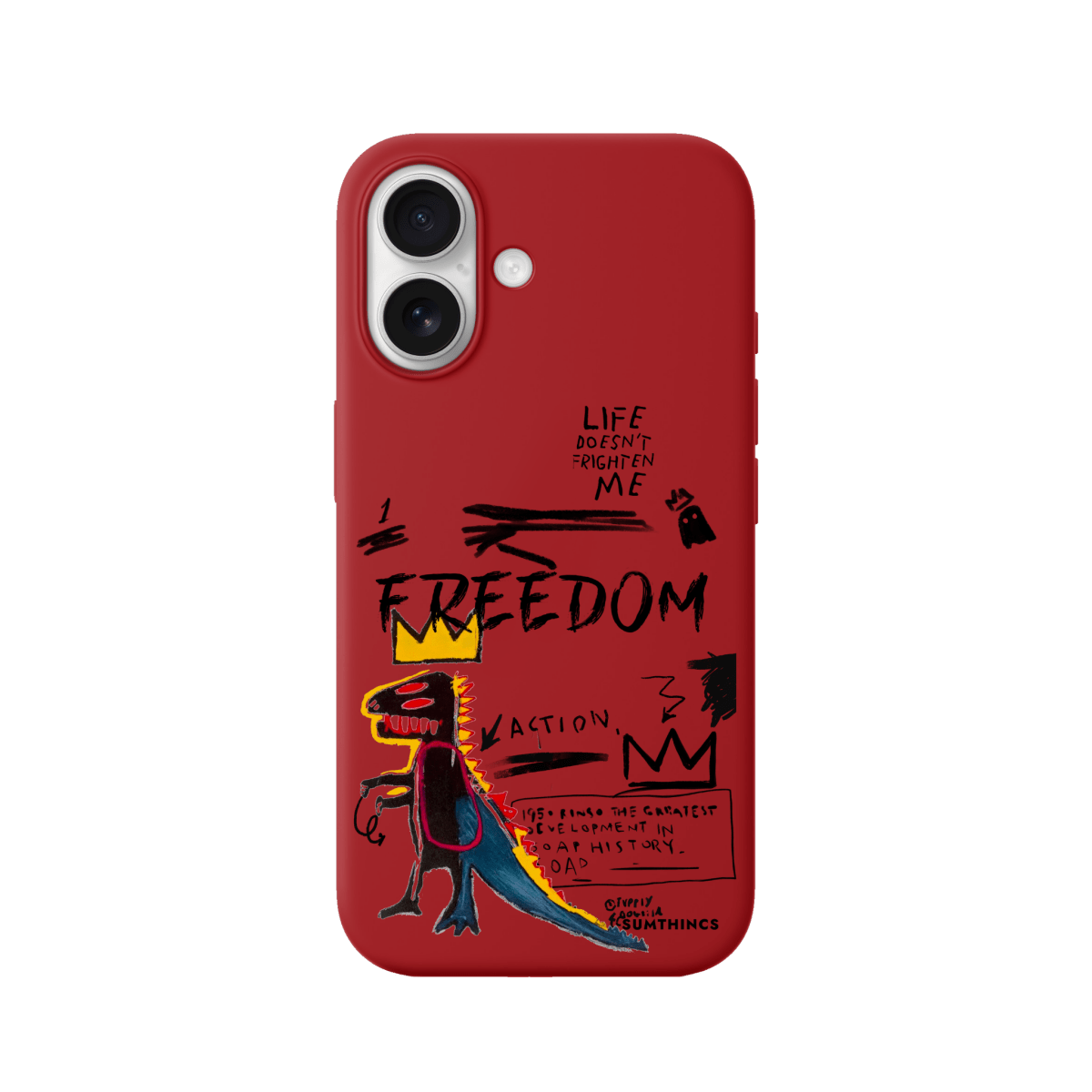 iPhone 17 Freedom Premium Telefon Kılıfı Kırmızı - SUMTHINCS