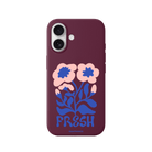 iPhone 17 Fresh Flowers Premium Telefon Kılıfı Bordo - SUMTHINCS