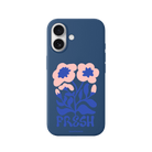 iPhone 17 Fresh Flowers Premium Telefon Kılıfı Pasifik Mavi - SUMTHINCS