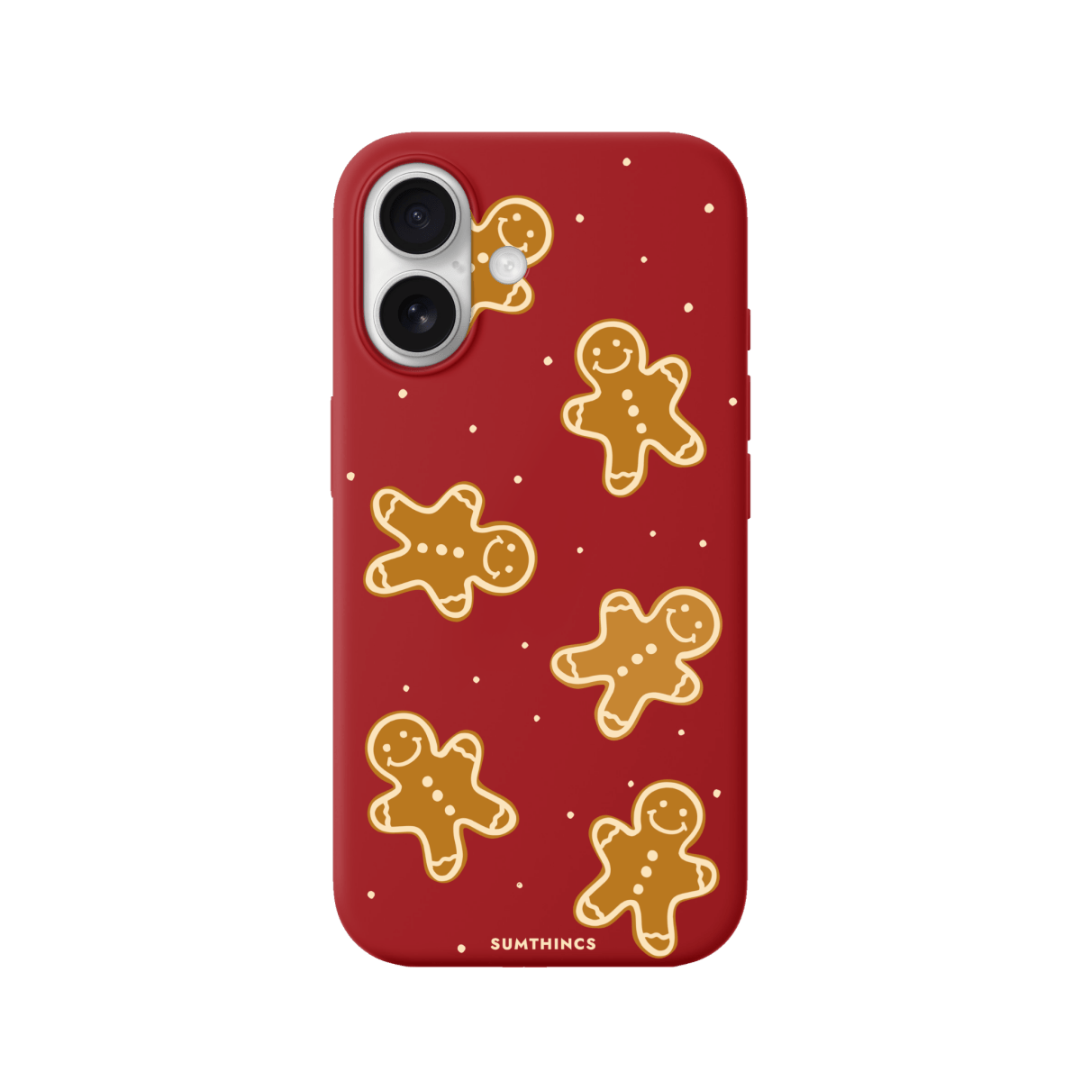 iPhone 17 Gingerbread Man Premium Telefon Kılıfı Kırmızı - SUMTHINCS