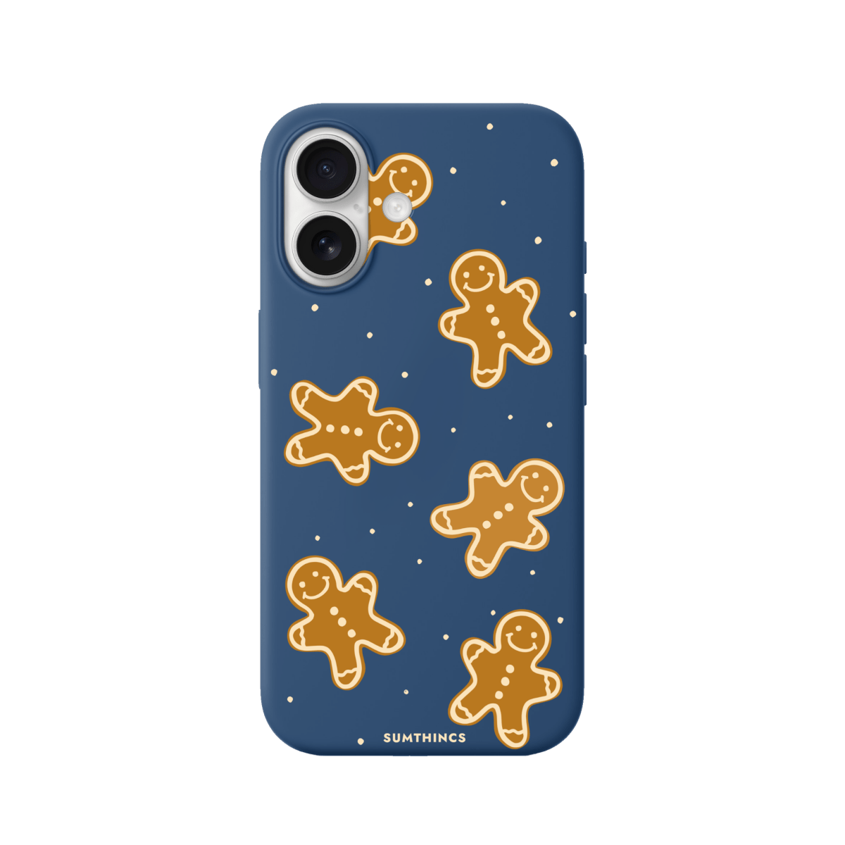 iPhone 17 Gingerbread Man Premium Telefon Kılıfı Pasifik Mavi - SUMTHINCS