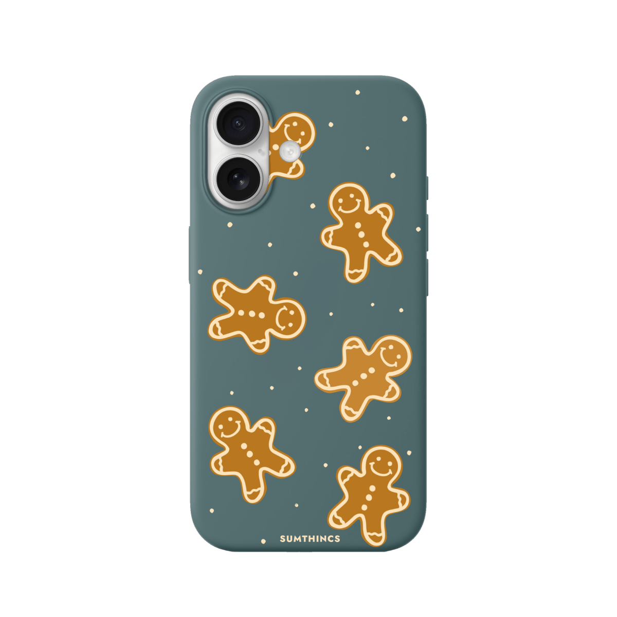 iPhone 17 Gingerbread Man Premium Telefon Kılıfı Kaktüs Yeşili - SUMTHINCS