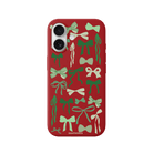 iPhone 17 Green Garland Premium Telefon Kılıfı Kırmızı - SUMTHINCS