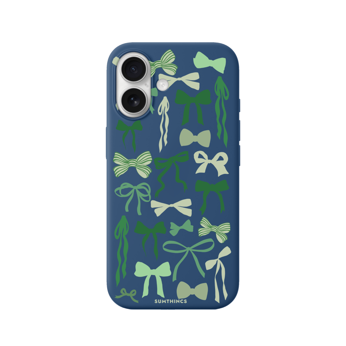 iPhone 17 Green Garland Premium Telefon Kılıfı Pasifik Mavi - SUMTHINCS