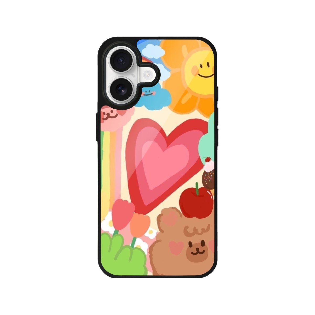iPhone 17 Happy Day Glossy Cam Telefon Kılıfı - Sumthincs