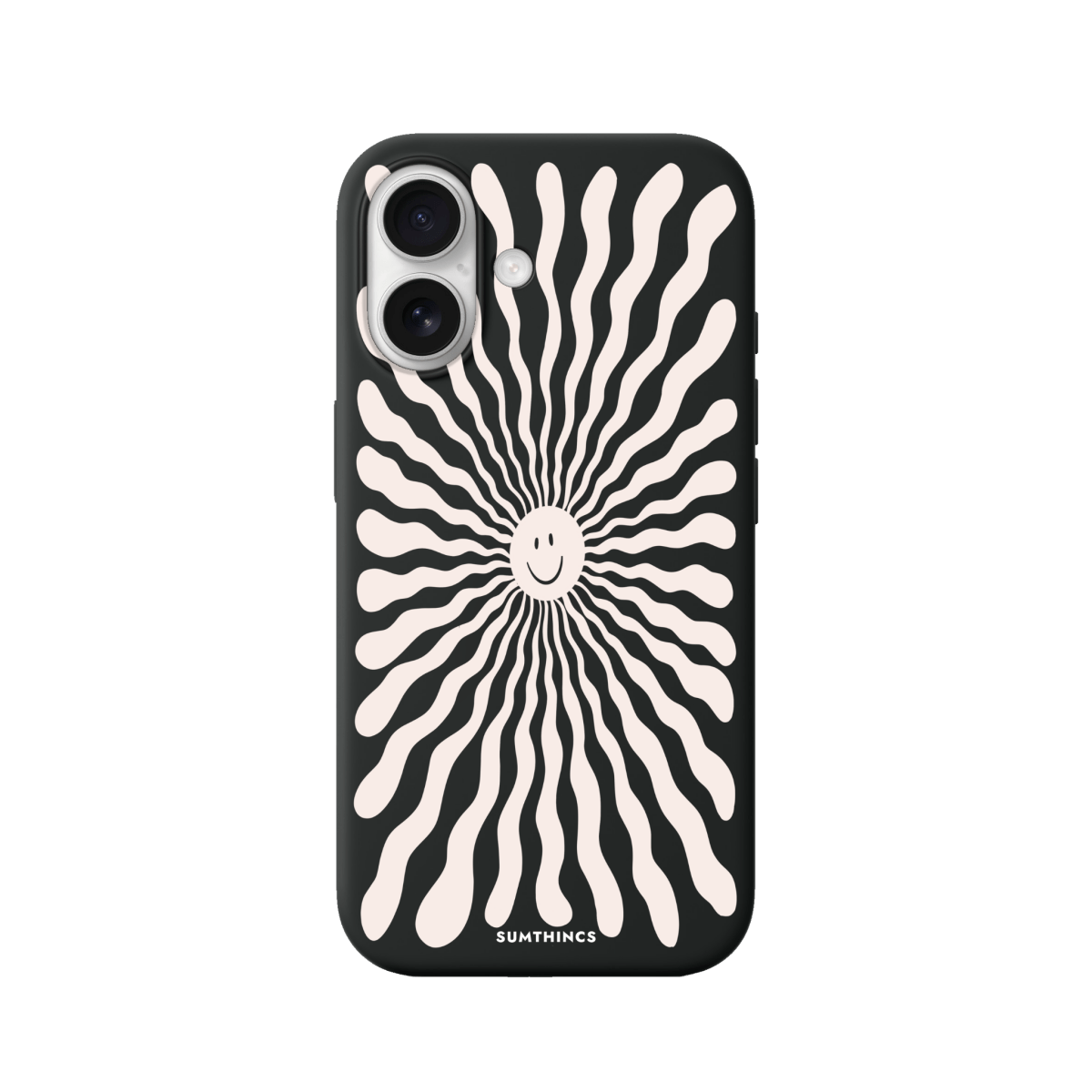 iPhone 17 Happy Little Sun Premium Telefon Kılıfı Siyah - SUMTHINCS